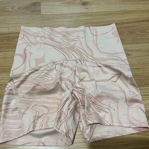 Gymshark pastel pink link shorts